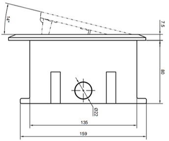 Torretta-pavimento-flottante-IP66-apertura-a-pulsante_dimensioni_ingombri