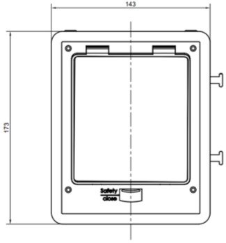 torretta elettrica per pavimento in massetto, grado di protezione IP66 -apertura-a-pulsante_dimensioni_alto