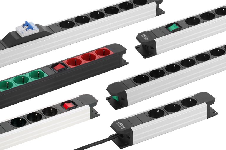 Evoline Apsa 6000 ciabatta elettrica professionale esempio varie configurazioni